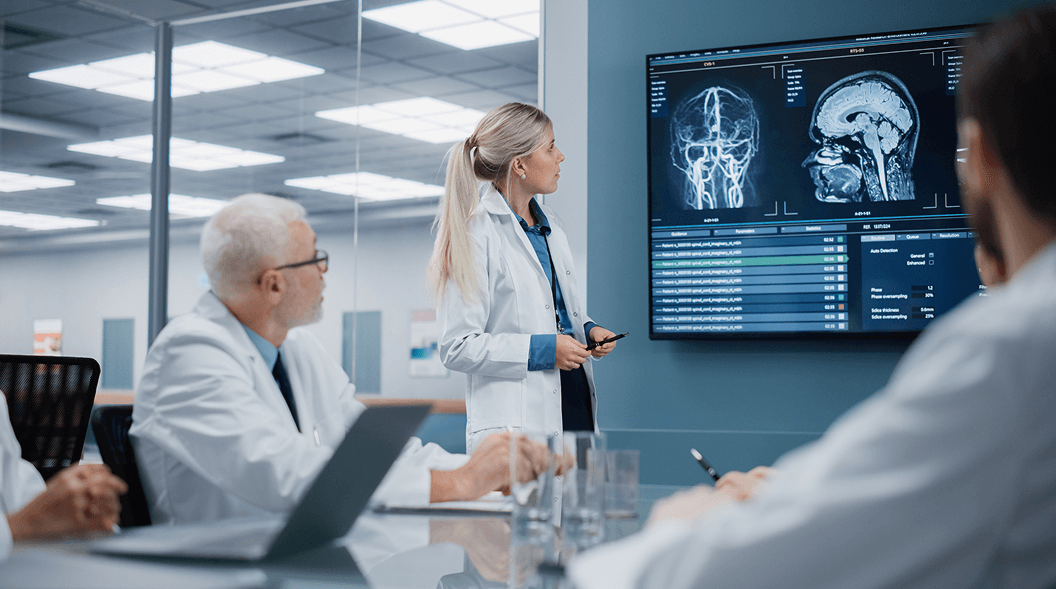 Bespoke Workforce Solutions image of doctors inspecting an image